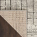 Nourison quarry qua13 ivory grey Grey, Ivory Living Room Moroccan Rug.