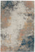 Nourison rustic textures rus13 grey blue Blue, Grey Living Room  Rug.