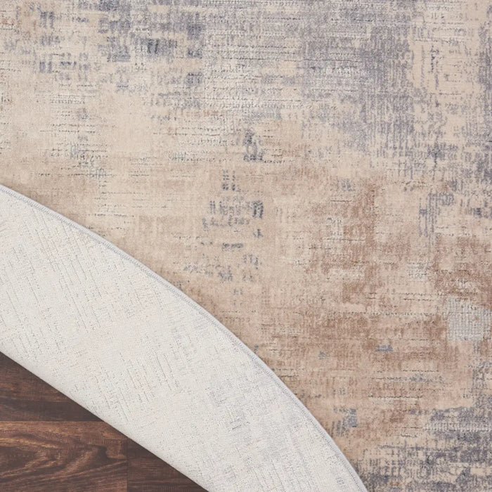 Rustic Textures RUS02 Beige Grey Rug