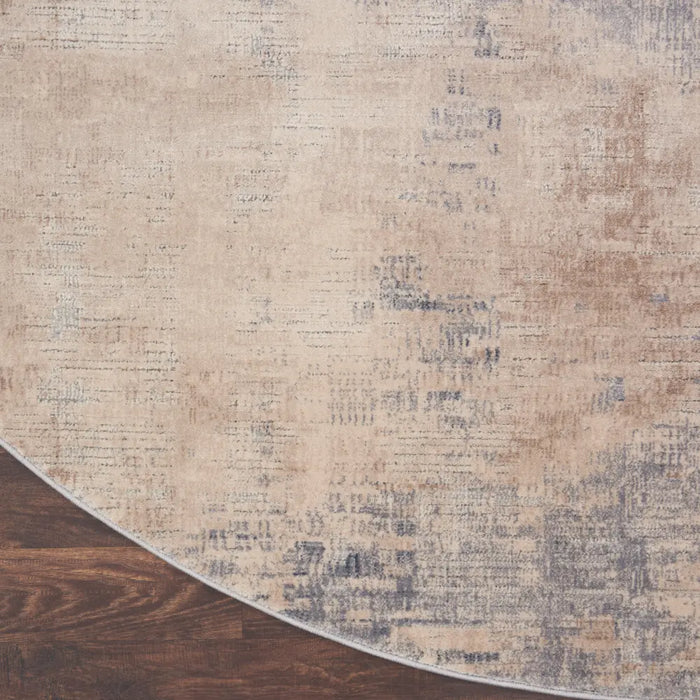 Rustic Textures RUS02 Beige Grey Rug