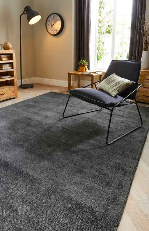 Origins reef origins dark grey Grey Living Room  Rug.