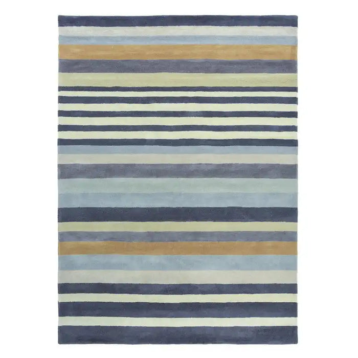 Harlequin harlequin rosita putty 140404 Blue, Grey, Ivory, Multicoloured Living Room Wool Rug.