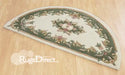 Oriental Weavers royal indian cream green Green, Ivory Living Room Wool Rug.