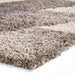 Think Rugs royal nomadic 7611 grey Grey Living Room Shaggy Rug.