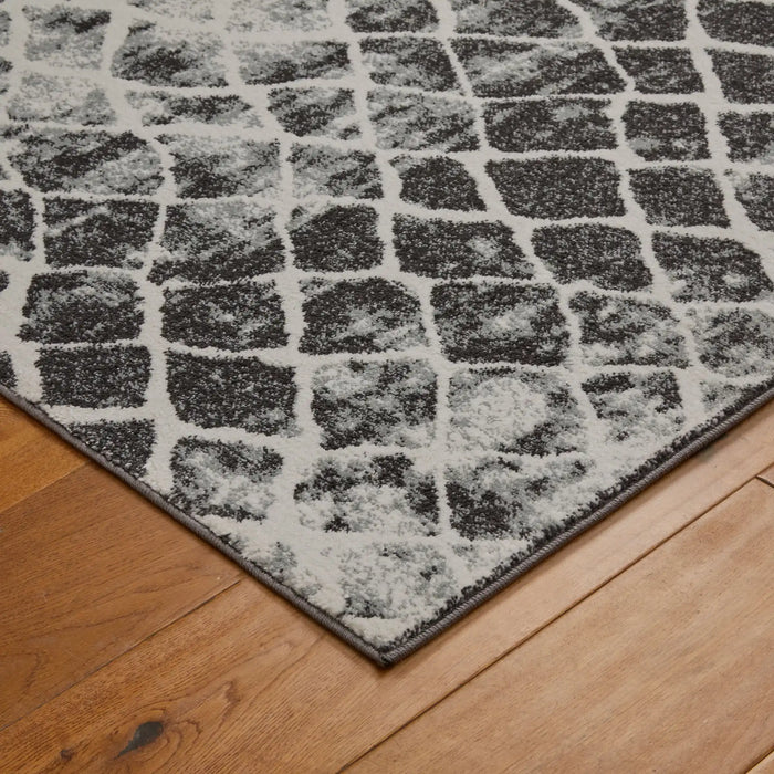 Oriental Weavers sanford 5563 h Grey Living Room Geometric Rug.
