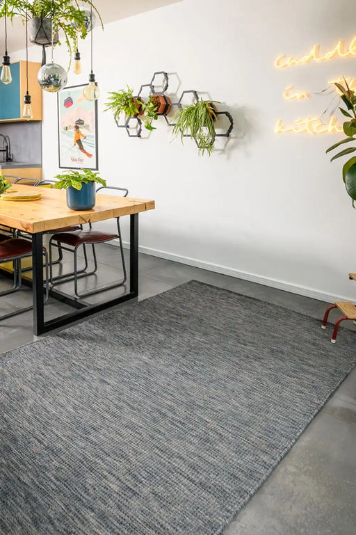 Woven Edge sensation under current Grey Living Room  Rug.