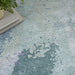 Nourison silk shadows sha22 blue green Blue, Green Living Room  Rug.