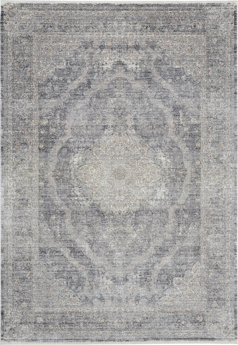 Nourison Delivered in 6 weeks   USA starry nights stn05 charcoal cream Grey, Ivory Living Room Moroccan Rug.