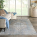 Nourison Delivered in 6 weeks   USA starry nights stn06 cream blue Blue, Ivory Living Room Moroccan Rug.