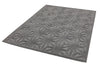 Asiatic salta sa01 anthracite star Grey Living Room Geometric Rug.