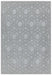 Asiatic salta sa03 silver geometric Grey Living Room Geometric Rug.