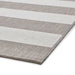 Think Rugs santa monica 48644 beige cream Beige, Ivory Living Room Flat Weave Rug.