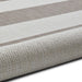 Think Rugs santa monica 48644 beige cream Beige, Ivory Living Room Flat Weave Rug.