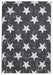 Think Rugs santa monica 48648 black white Black, Ivory Living Room Flat Weave Rug.