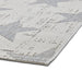 Think Rugs santa monica 48648 cream grey Grey, Ivory Living Room Flat Weave Rug.