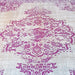 Origins saville grey rapberry Grey, Pink Living Room Geometric Rug.