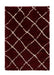 Think Rugs scandi berber g257 red cream Red, Cream Living Room  Rug.