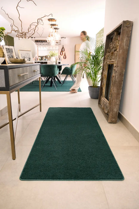Sense Hug Rug Forest Green Washable