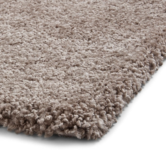 Think Rugs sierra 9000 beige Beige Living Room Shaggy Rug.