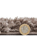 Think Rugs sierra 9000 beige Beige Living Room Shaggy Rug.