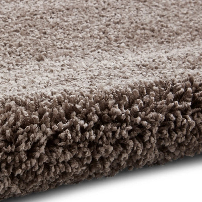 Think Rugs sierra 9000 beige Beige Living Room Shaggy Rug.