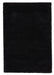 Think Rugs sierra 9000 black Black Living Room Shaggy Rug.