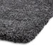 Think Rugs sierra 9000 dark grey Grey Living Room Shaggy Rug.