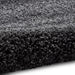 Think Rugs sierra 9000 dark grey Grey Living Room Shaggy Rug.