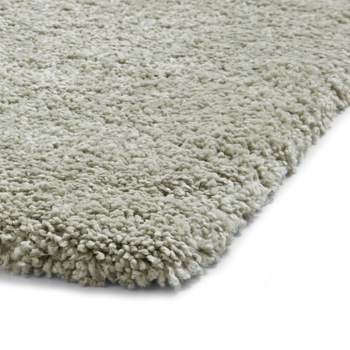 Think Rugs sierra 9000 pastel green Green Living Room Shaggy Rug.
