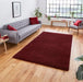 Think Rugs sierra 9000 ruby Red Living Room Shaggy Rug.