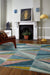 Asiatic sketch sk04 diamond multi Multicoloured Living Room  Rug.