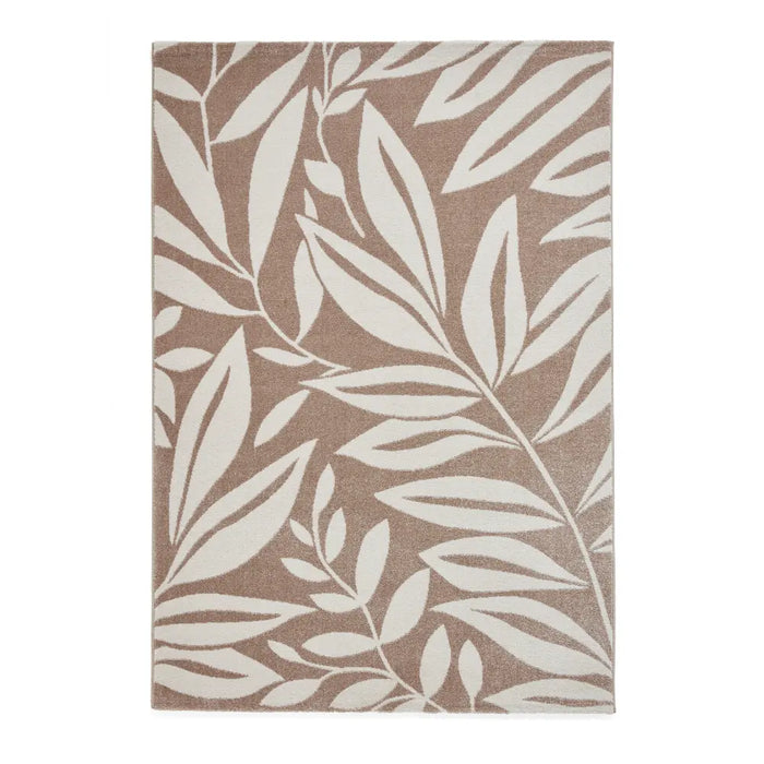 Catherine Lansfield Sorral Leaves Botanical Natural Rug