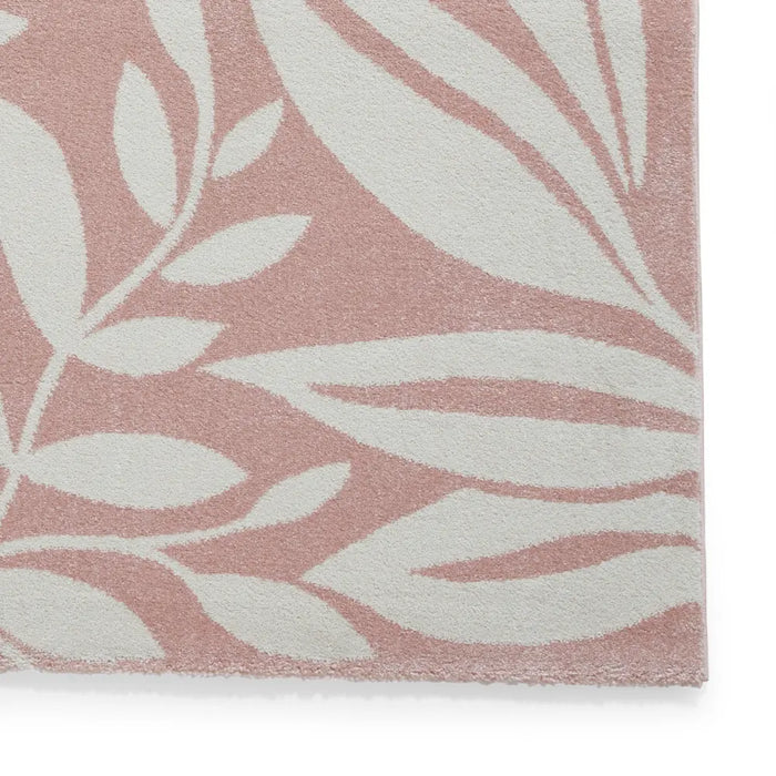 Catherine Lansfield Sorral Leaves Botanical Rose Rug