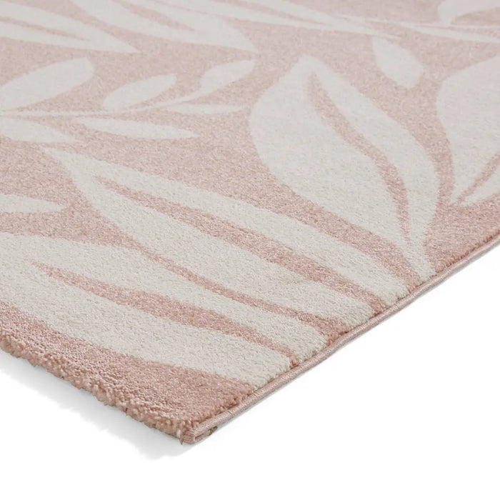 Catherine Lansfield Sorral Leaves Botanical Rose Rug