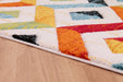 URCO spectra sarasota Multicoloured Living Room Geometric Rug.