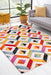 URCO spectra sarasota Multicoloured Living Room Geometric Rug.