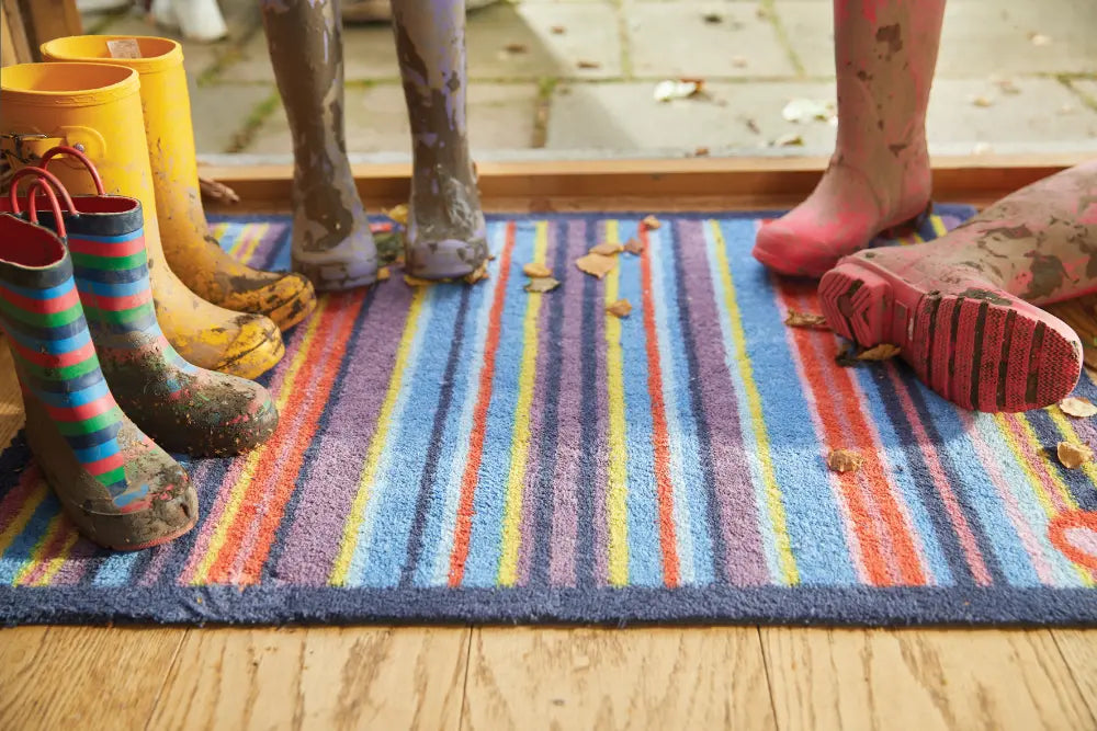 Patterned Hug Rug Stripe 85