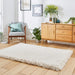 Think Rugs super teddy beige Beige Living Room Shaggy Rug.