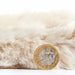 Think Rugs super teddy beige Beige Living Room Shaggy Rug.