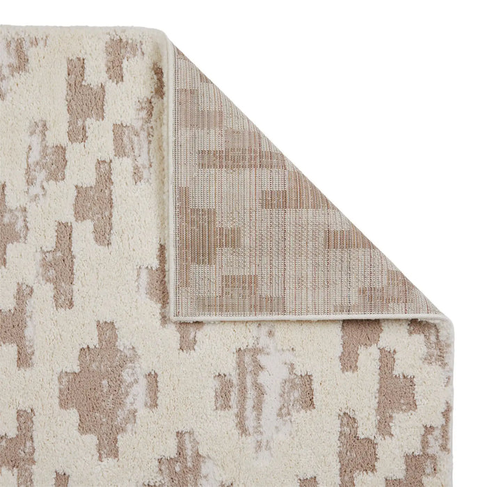 Oriental Weavers tribal 5090 w Beige Living Room Geometric Rug.