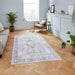 Think Rugs tabriz washable h1156 beige Beige Living Room Washable Rug.