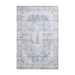 Think Rugs tabriz washable h1156 grey Grey Living Room Washable Rug.