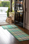 Hug Rug Washable Tartan Green Multi