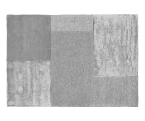 Asiatic tonal tate silver Grey  Wool Rug.
