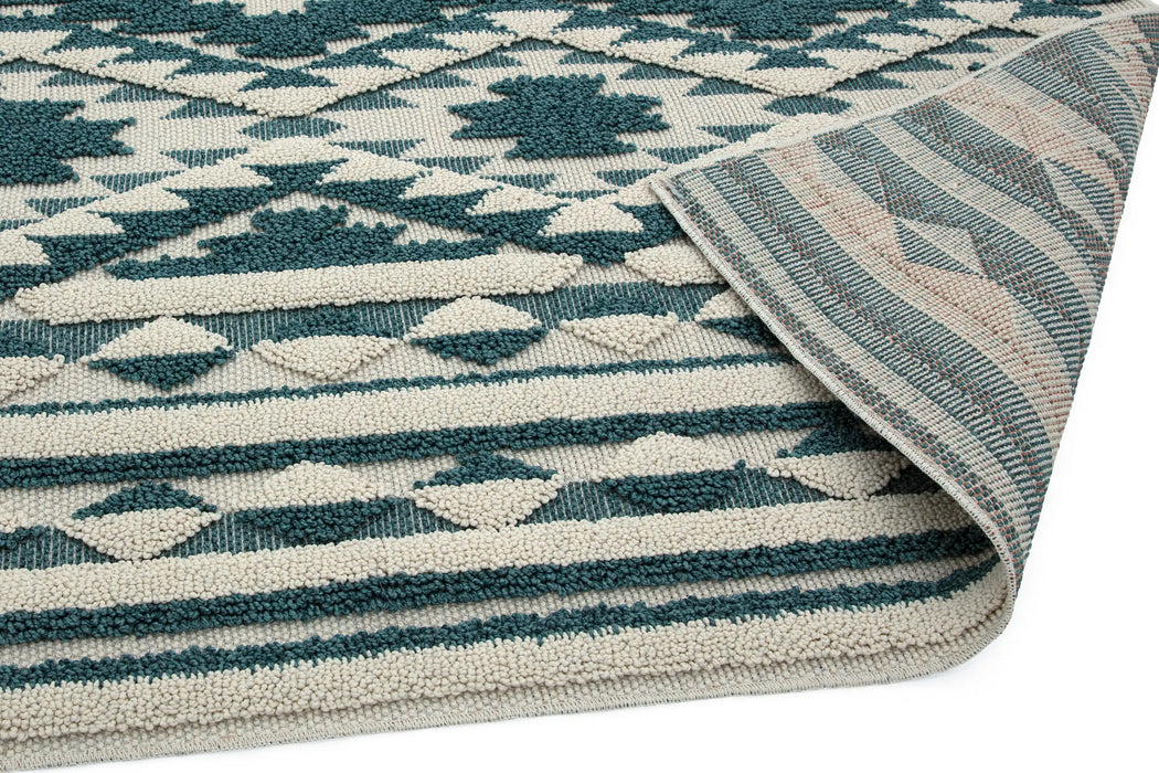 Asiatic taza ta01 green Green, Ivory Living Room  Rug.