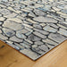 Oriental Weavers terra nova pebble Grey, Multicoloured Living Room Flat Weave Rug.