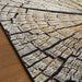 Oriental Weavers terra nova wood Black, Ivory, Multicoloured Living Room Flat Weave Rug.