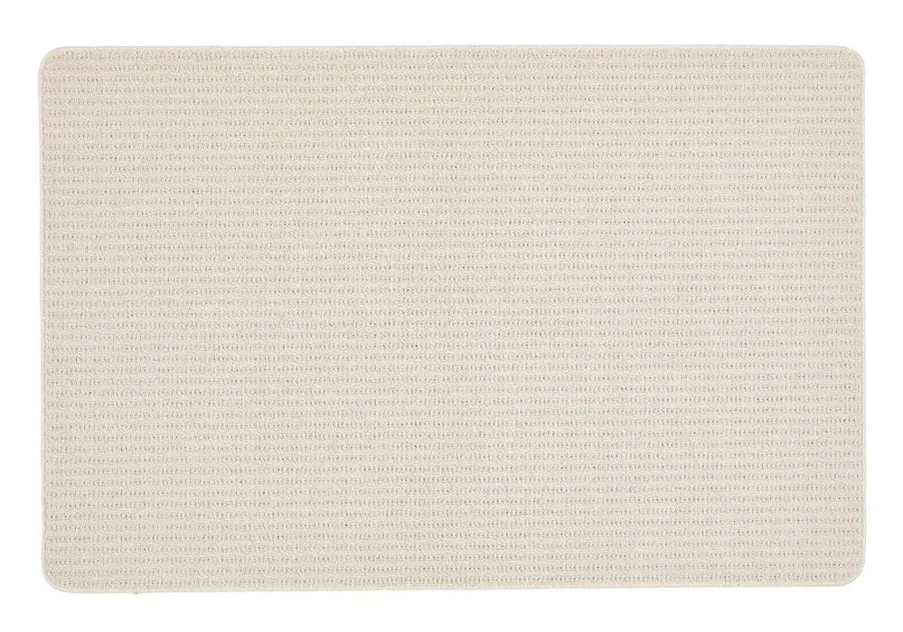 My Sculptured Washable Waffle Texture Ivory