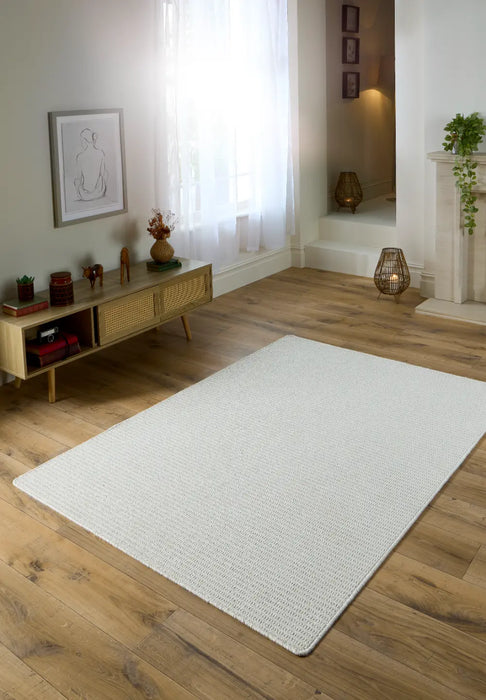 My Sculptured Washable Waffle Texture Ivory