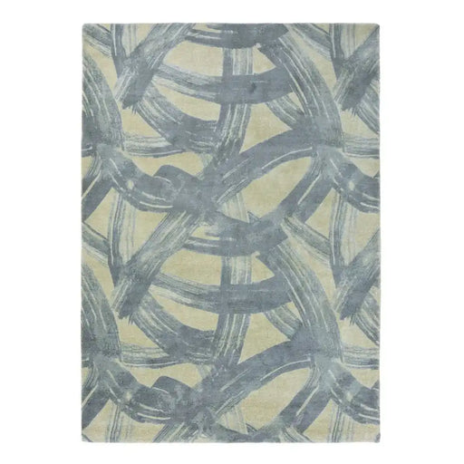 Harlequin harlequin typhonic graphite 140504 Grey, Ivory Living Room Wool Rug.